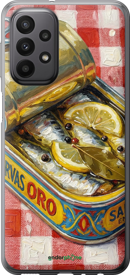 Силіконовий чехол Vintage Sardine Tin Phone для Samsung Galaxy A23 A235F - 6772u-2587 изображение 