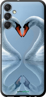 TPU чехол Лебеди для Samsung Galaxy A24 A245F - 6007b-3020 изображение 