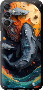 TPU чехол Кит в космосе для Samsung Galaxy A24 A245F - 6328b-3020 изображение 