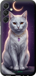 TPU чехол Mystic White Cat Gothic Dark Purple Gold для Samsung Galaxy A24 A245F - 6805b-3020 изображение 