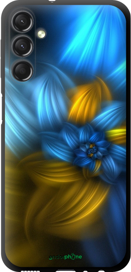 

TPU чорний чохол "Візерунок 46" для Samsung Galaxy A24 A245F, Синій