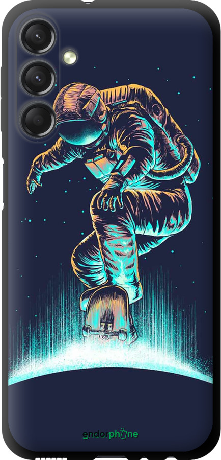 TPU чехол Космонавт на скейтборде для Samsung Galaxy A24 A245F - 4145b-3020 изображение 
