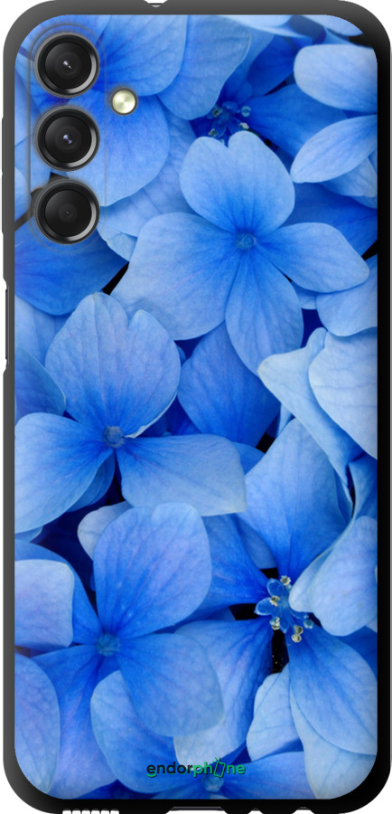 TPU чехол Сині квіти для Samsung Galaxy A24 A245F - 526b-3020 изображение 