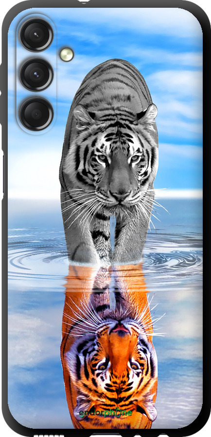 TPU чехол Тигр для Samsung Galaxy A24 A245F - 6016b-3020 изображение 