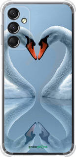 Силикон с усиленными углами чехол Лебеди для Samsung Galaxy A24 A245F - 6007sp-3020 изображение 