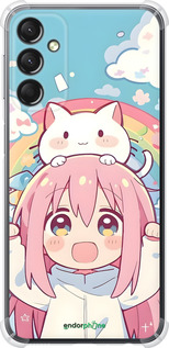 Силикон с усиленными углами чехол Девочка аниме радуга для Samsung Galaxy A24 A245F - 6304sp-3020 изображение 