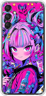 Силикон с усиленными углами чехол Аниме милаха для Samsung Galaxy A24 A245F - 6314sp-3020 изображение 