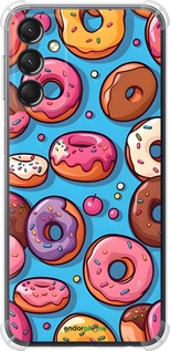 Силикон с усиленными углами чехол Пончики для Samsung Galaxy A24 A245F - 6318sp-3020 изображение 