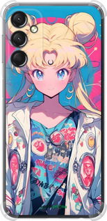 Силикон с усиленными углами чехол Сейлор Мун 2 для Samsung Galaxy A24 A245F - 6351sp-3020 изображение 