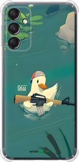 Силіконовий протиударний с посиленими кутами чехол Каченя з автоматом для Samsung Galaxy A24 A245F - 6356sp-3020 изображение 