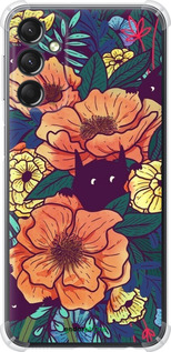 Силіконовий протиударний с посиленими кутами чехол Із зображенням польових квітів для Samsung Galaxy A24 A245F - 6419sp-3020 изображение 