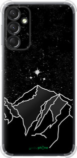 Силикон с усиленными углами чехол Минималистический горный пейзаж для Samsung Galaxy A24 A245F - 6438sp-3020 изображение 