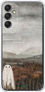 Силикон с усиленными углами чехол Одинокий призрак на фоне гор для Samsung Galaxy A24 A245F - 6486sp-3020 изображение 
