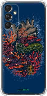 Силикон с усиленными углами чехол Сердце моря для Samsung Galaxy A24 A245F - 6506sp-3020 изображение 