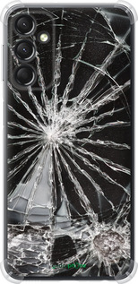 Силикон с усиленными углами чехол Glass для Samsung Galaxy A24 A245F - 6608sp-3020 изображение 