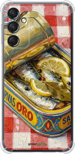 Силіконовий протиударний с посиленими кутами чехол Vintage Sardine Tin Phone для Samsung Galaxy A24 A245F - 6772sp-3020 изображение 