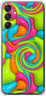 Силикон с усиленными углами чехол Y2K Jelly Dream для Samsung Galaxy A24 A245F - 6780sp-3020 изображение 