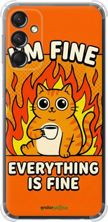 Силикон с усиленными углами чехол Funny Cat для Samsung Galaxy A24 A245F - 6786sp-3020 изображение 