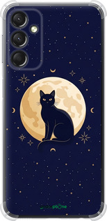 Силикон с усиленными углами чехол Cute Cat Celestial/Witchy для Samsung Galaxy A24 A245F - 6787sp-3020 изображение 