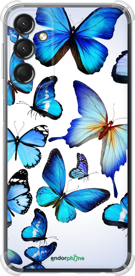 Силіконовий протиударний с посиленими кутами чехол Метелики для Samsung Galaxy A24 A245F - 6023sp-3020 изображение 
