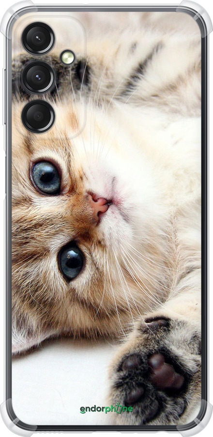 Силикон с усиленными углами чехол Котик для Samsung Galaxy A24 A245F - 6024sp-3020 изображение 