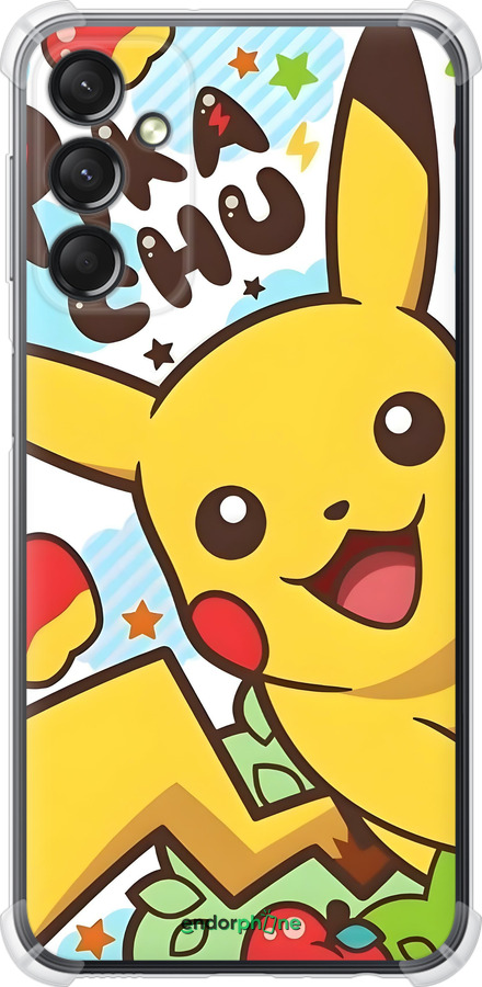 Силикон с усиленными углами чехол Пикачу 2 для Samsung Galaxy A24 A245F - 6391sp-3020 изображение 