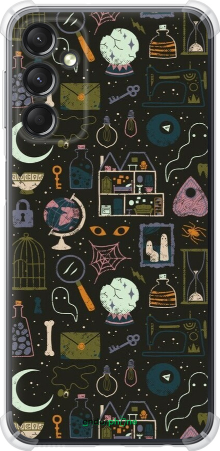 Силіконовий протиударний с посиленими кутами чехол Чаклунський принт для Samsung Galaxy A24 A245F - 6425sp-3020 изображение 