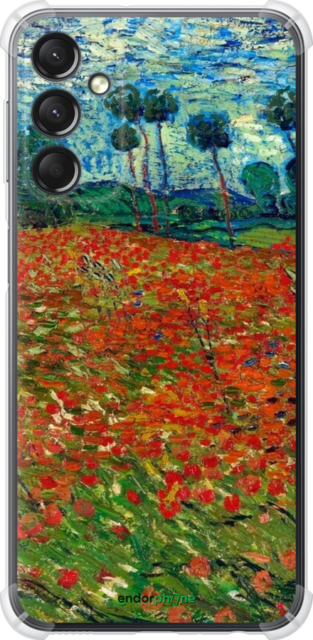 Силикон с усиленными углами чехол Винсент Ван Гог-Маковое поле для Samsung Galaxy A24 A245F - 6466sp-3020 изображение 