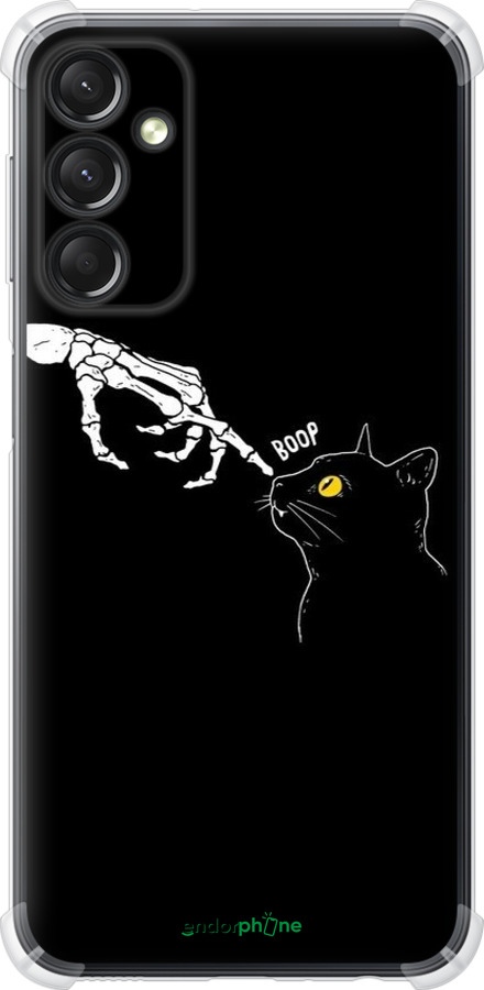 Силіконовий протиударний с посиленими кутами чехол Кішка для Samsung Galaxy A24 A245F - 6505sp-3020 изображение 