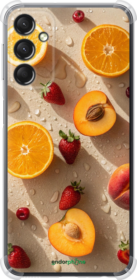 Силикон с усиленными углами чехол Фрукты 3 для Samsung Galaxy A24 A245F - 6703sp-3020 изображение 
