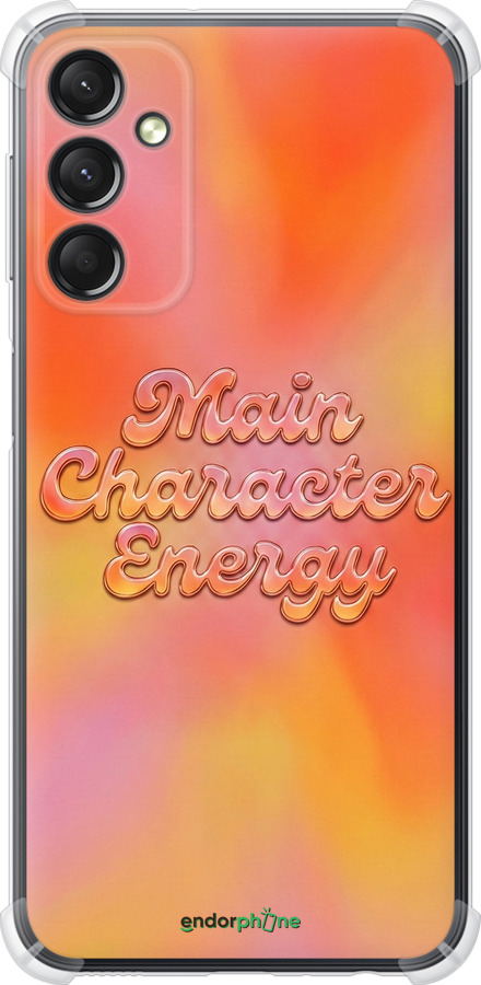 Силикон с усиленными углами чехол Aura Gradient Main Character Energy Aesthetic Y2K для Samsung Galaxy A24 A245F - 6783sp-3020 изображение 