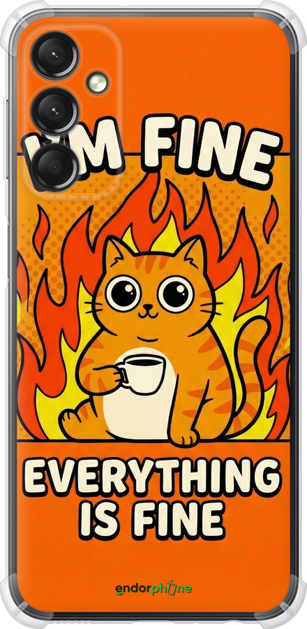 Силикон с усиленными углами чехол Funny Cat для Samsung Galaxy A24 A245F - 6786sp-3020 изображение 