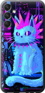 Силиконовый чехол Кот панк для Samsung Galaxy A24 A245F - 6311u-3020 изображение 
