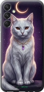 Силиконовый чехол Mystic White Cat Gothic Dark Purple Gold для Samsung Galaxy A24 A245F - 6805u-3020 изображение 