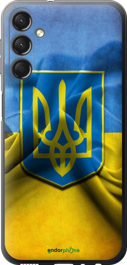 

Силіконовий чохол "Прапор та герб України" для Samsung Galaxy A24 A245F, Блакитний