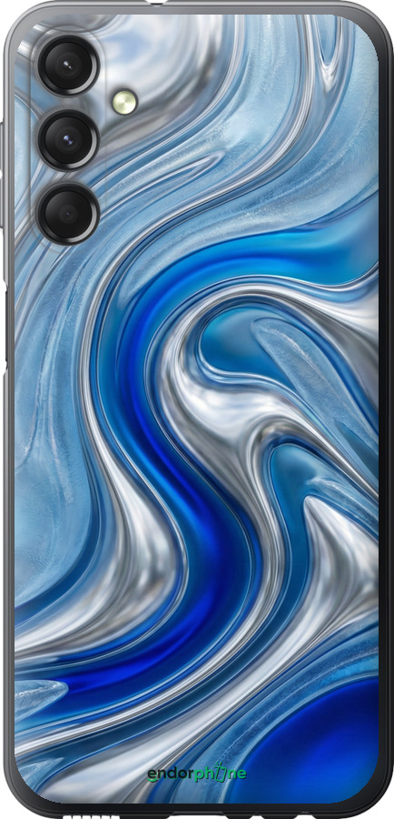 Силиконовый чехол Liquid Chrome для Samsung Galaxy A24 A245F - 6781u-3020 изображение 