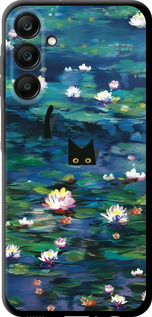 TPU чехол Чохол із зображенням водяних лілій Моне та кішок для Samsung Galaxy A25 5G - 6399b-3495 изображение 