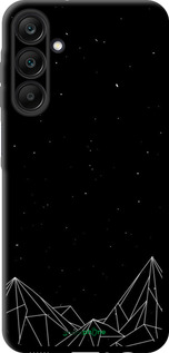 TPU чехол Чорно білі абстрактні гори для Samsung Galaxy A25 5G - 6437b-3495 изображение 