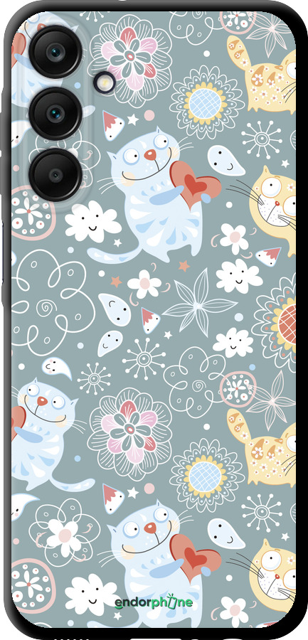 TPU чехол Котята v3 для Samsung Galaxy A25 5G - 1223b-3495 изображение 