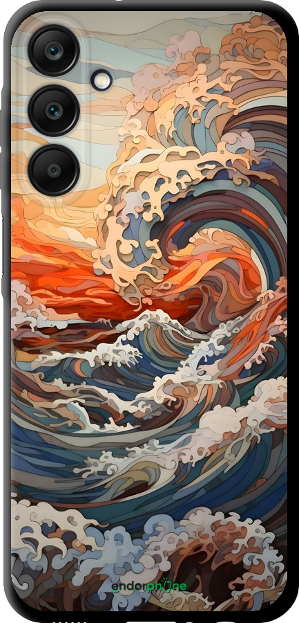 TPU чехол Арт хвилі для Samsung Galaxy A25 5G - 6324b-3495 изображение 
