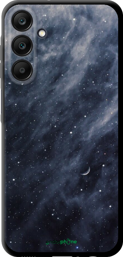 TPU чехол Голубые облака, Голубая луна для Samsung Galaxy A25 5G - 6398b-3495 изображение 