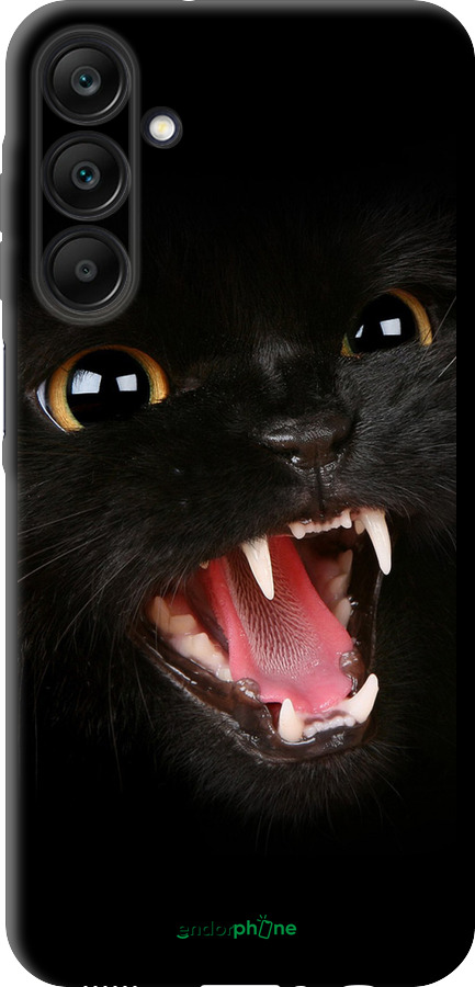 TPU чехол Чёрная кошка для Samsung Galaxy A25 5G - 932b-3495 изображение 