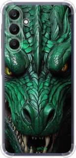 Силикон с усиленными углами чехол Зелёный дракон v2 для Samsung Galaxy A25 5G - 5817sp-3495 изображение 