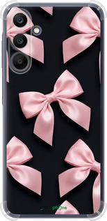 Силикон с усиленными углами чехол Coquette Ribbons Dark Coquette для Samsung Galaxy A25 5G - 6767sp-3495 изображение 