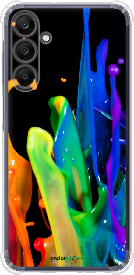 Силикон с усиленными углами чехол брызги краски для Samsung Galaxy A25 5G - 3957sp-3495 изображение 