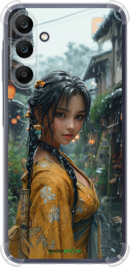 Силикон с усиленными углами чехол Anime-girl для Samsung Galaxy A25 5G - 6133sp-3495 изображение 