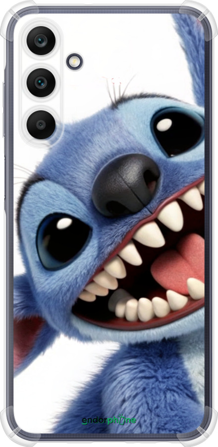 Силикон с усиленными углами чехол Стич для Samsung Galaxy A25 5G - 6684sp-3495 изображение 
