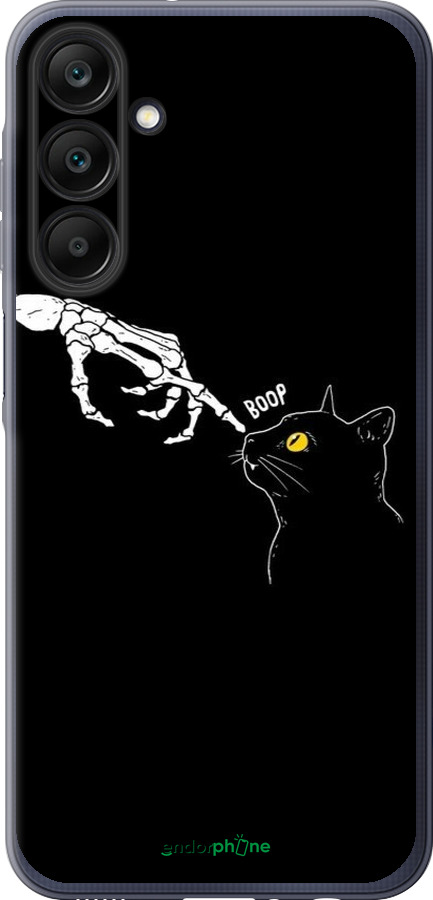 Силіконовий чехол Кішка для Samsung Galaxy A25 5G - 6505u-3495 изображение 
