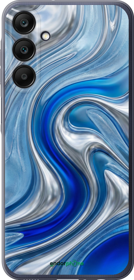 Силиконовый чехол Liquid Chrome для Samsung Galaxy A25 5G - 6781u-3495 изображение 