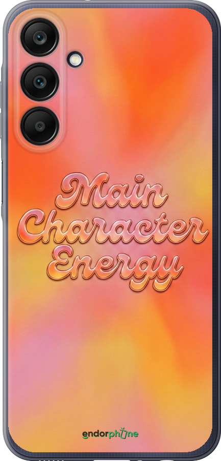 Силиконовый чехол Aura Gradient Main Character Energy Aesthetic Y2K для Samsung Galaxy A25 5G - 6783u-3495 изображение 